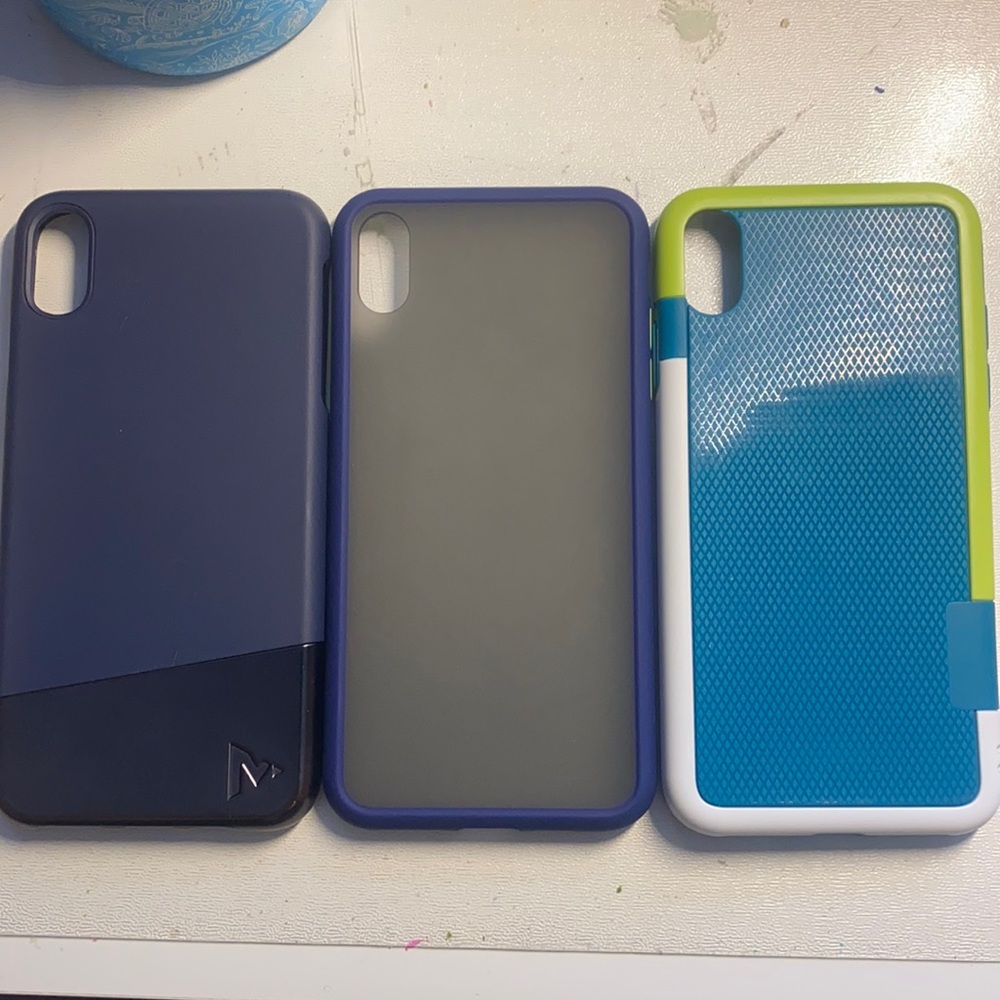 Set of 3 iPhone XS Max cases